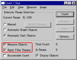 Filter Ranges